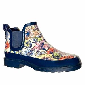 Sakroots Women’s Short Rainboots, Colorful Floral Pattern